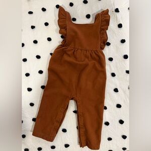 City Mouse Ruffled Overalls || 18-24 months